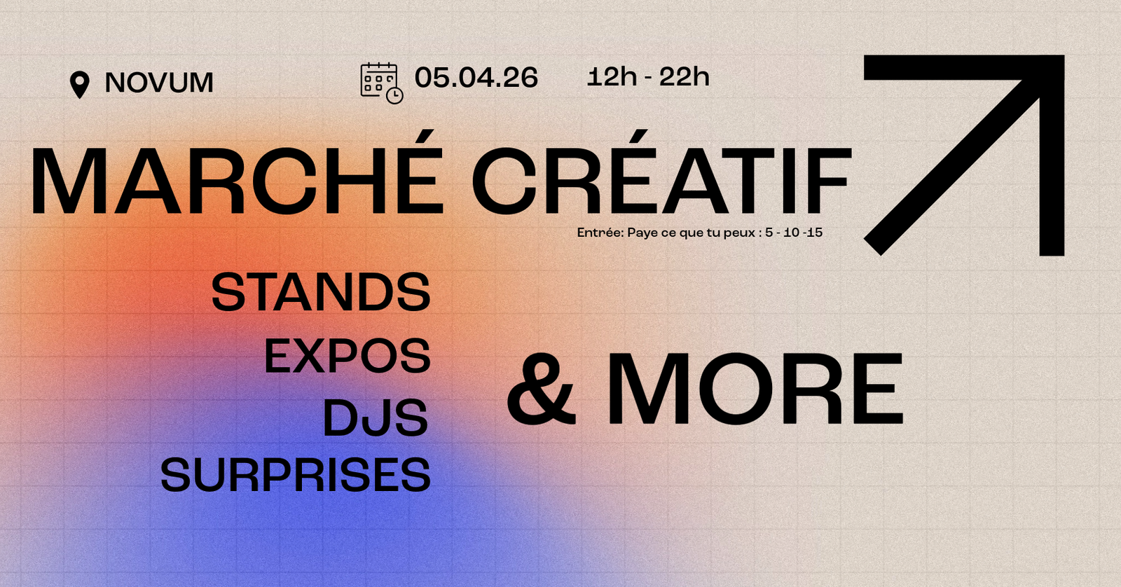 Marché Créatif — NOVUM